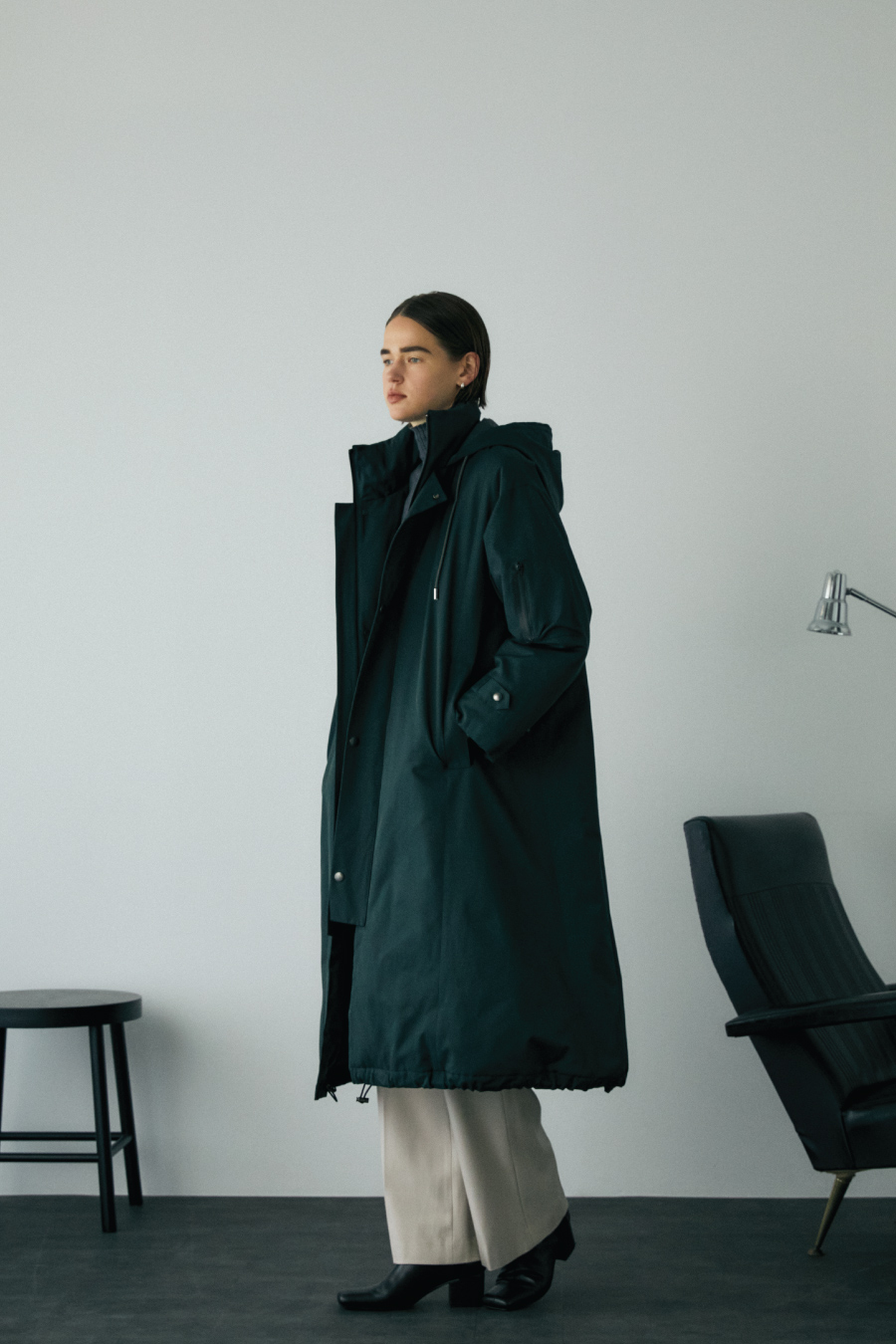 無条件！特別価格 RIM.ARK リムアーク Useful cocoon coat ノーカラー