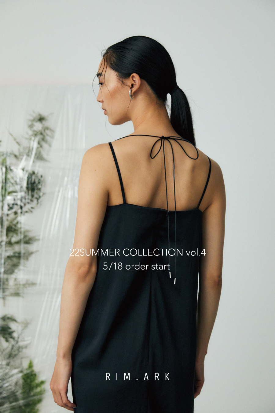 引越しまで限定RIM.ARK Satin summer dress BLKこちらのサイズは