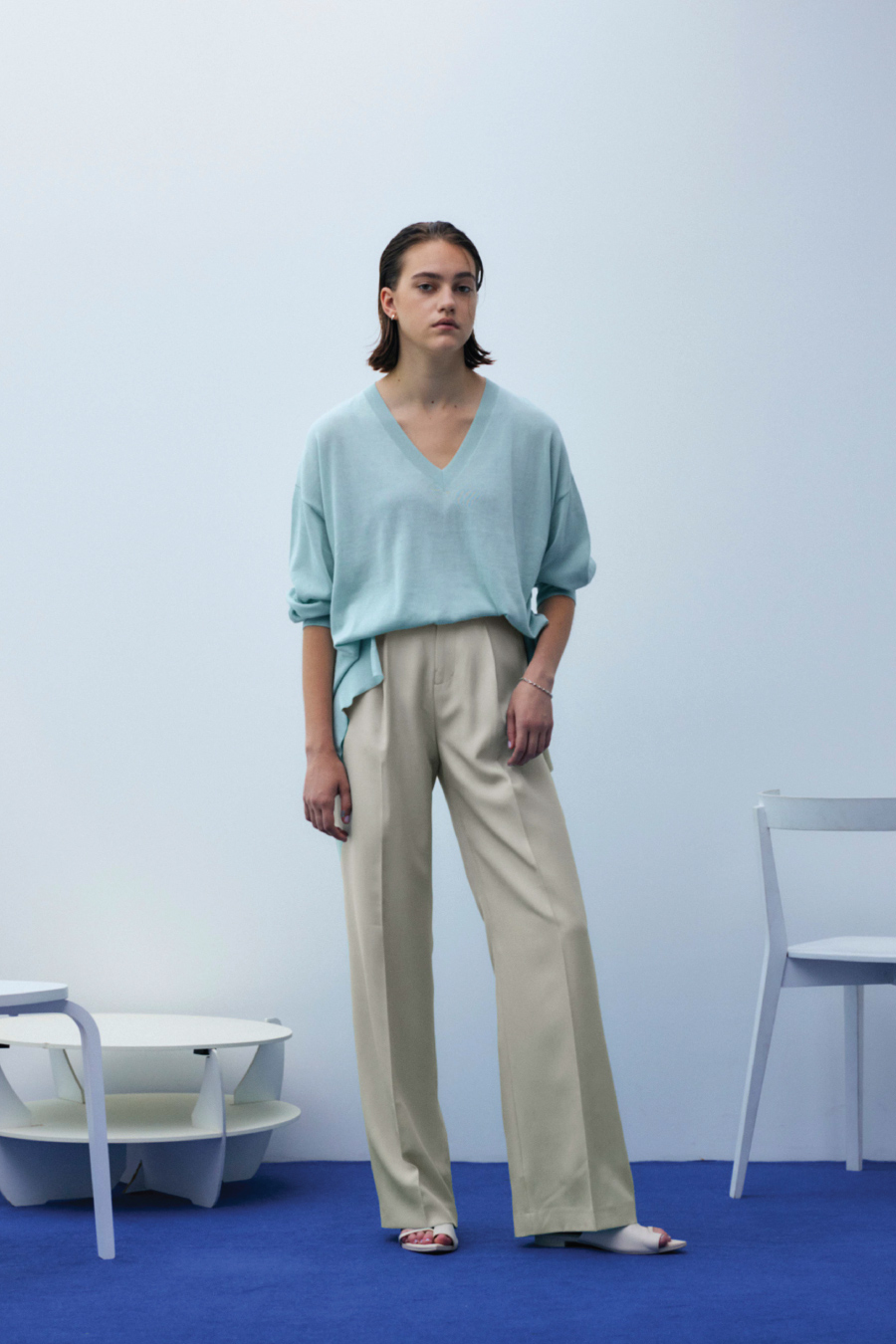 RIM.ARK（リムアーク）の「Power shoulder new basic tops