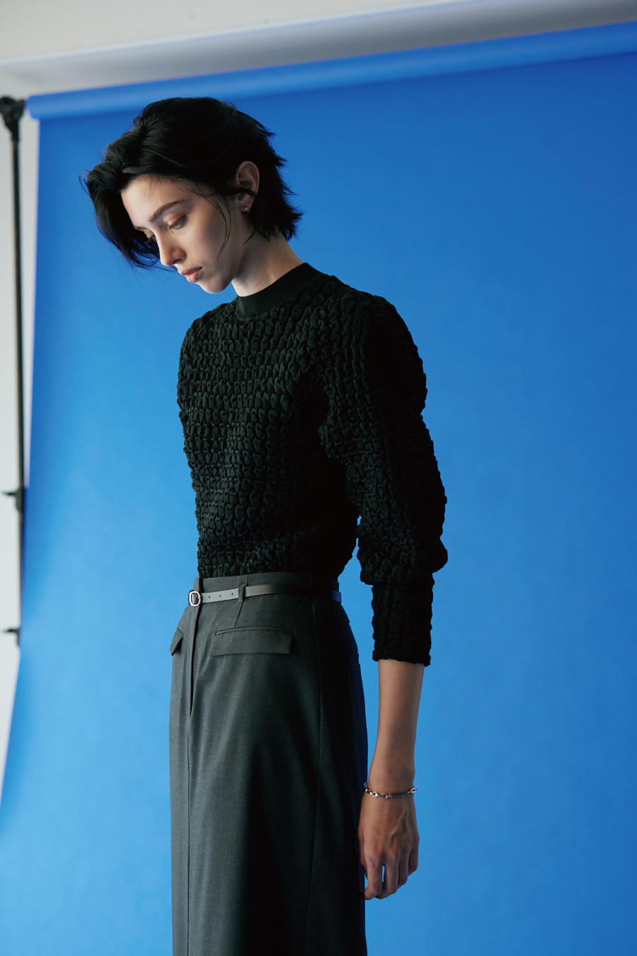 RIM.ARK | Sleeve slit knit CD (CARDIGANS ) |RIM.ARK ONLINE STORE