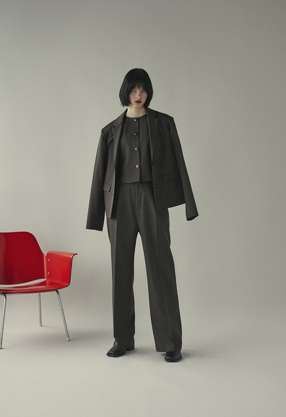 RIM.ARK | Work pocket OP (LONG DRESS ) |RIM.ARK ONLINE STORE