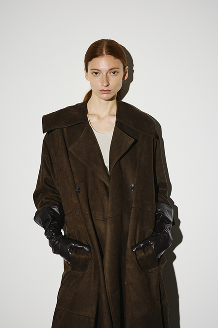 RIM.ARK リムアーク Wide double－breasted CT リムアーク RIM.ARK Over sized trench CT （Multi_1） - ファッション